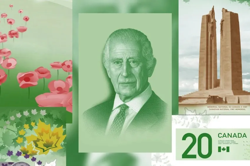 رونمایی از اسکناس ۲۰ دلاری جدید کانادا؛ شاه چارلز سوم روی اسکناس آمد!